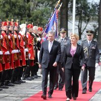 Sauli Niinistö i Kolinda Grabar Kitarović