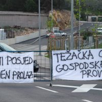 Blokiran dio Maslinske ulice u Splitu