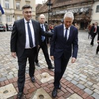Andrej Plenković i Thorbjørn Jagland