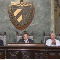 Francois Hollande (lijevo), Miguel Diaz-Canel (desno)