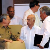 Raul Castro, potpredsjednik Kube Jose Ramon Machado Ventura i Miguel Diaz-Canel