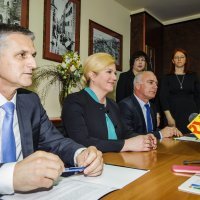 Goran Marić, Kolinda Grabar Kitarović, Goran Pauk