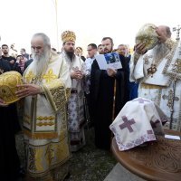 Patrijarh srpski Irinej blagoslovio obnovljeni Hram Svetog proroka Ilije u mjestu Mlaka
