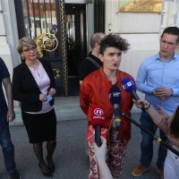 Marija Burazer,  jedna od organizatora prosvjeda protiv Istanbulske konvencije