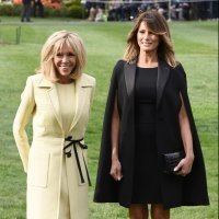 Brigitte Macron i Melania Trump