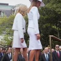Brigitte Macron, Melania Trump