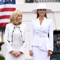 Brigitte Macron, Melania Trump