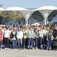 Prosvjed zaposlenica tvrtke DUD koje održavaju čistoću na aerodromu Resnik