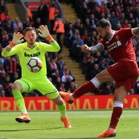 Liverpool (Danny Ings) - Stoke City (Jack Butland)