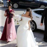 Marin Čilić i Kristina Milković dolaze na svoje vjenčanje u crkvu sv. Nikole