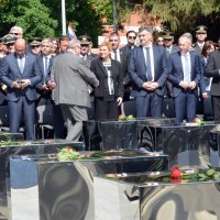 Državni vrh u Okučanima na obljetnici vojno-redarstvene operacije Bljesak