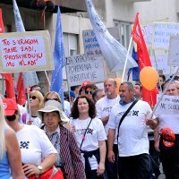 Na Praznik rada u organizaciji sindikata održan prosvjed radnika