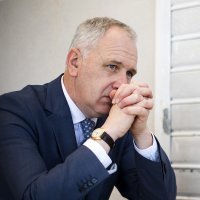 Andro Krstulović Opara s novinarom tportala Damirom Petranovićem