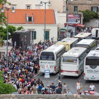 Prometni zastoj na dubrovačkim Pilama