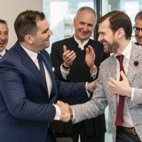 Potpisivanje ugovora o suradnji između tvrtke Marriott International i investitora splitskog projekta Vrata Splita