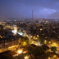 Pogled na nevrijeme nad Zagrebom