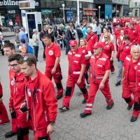 Mimohodom i prezentacijom aktivnosti Hrvatski Crveni križ proslavio 140. rođendan