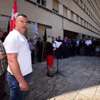 Obilježena 27. godišnjica prosvjeda i podizanja Hrvatske zastave ispred zgrade Banovine