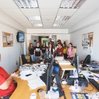 Što radi rubrika Biznis učenicima je objasnio urednik te rubrike Tomislav Oharek