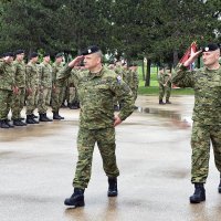 Uručivanje beretki pripadnicima 9. gardijske brigade