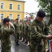 Uručivanje beretki pripadnicima 9. gardijske brigade
