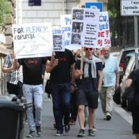 Forum mladih SDP-a održao performans vezano za aferu "Hotmail Agrokor"