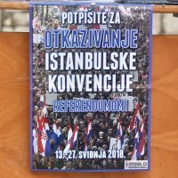 Šibenik: Počelo prikupljanje potpisa za referendum o otkazivanju Istanbulske konvencije
