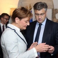 Martina Dalić, Andrej Plenković