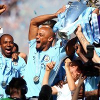 Slavlje igrača Manchester Cityja nakon osvojenog naslova