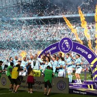 Slavlje igrača Manchester Cityja nakon osvojenog naslova