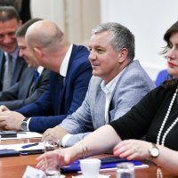 Sjednica Predsjedništva i Nacionalnoga vijeća HDZ-a u središnjici stranke