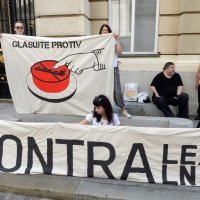 Prosvjed Zelene Akcije protiv zakona o Lex LNG