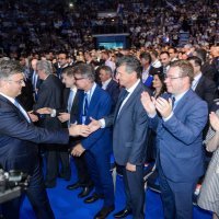 Andrej Plenković, Gari Cappelli, Milan Kujundžić,Nina Obuljen Koržinek