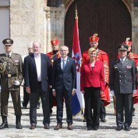 Američki veleposlanik u RH W. Robert Kohorst, Damir Krstičević, Kolinda Grabar Kitarović, Mirko Šundov