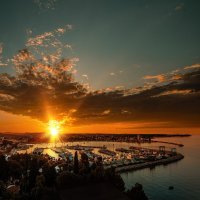 Izlazak sunca laguna