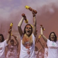 Prosvjed protiv borbi bikova u Madridu