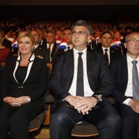 Gordan Jandroković, Kolinda Grabar Kitarović, Andrej Plenković,  Damir Krstičević
