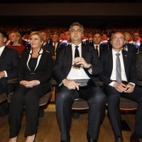 Gordan Jandroković, Kolinda Grabar Kitarović, Andrej Plenković,  Damir Krstičević, Mirko Šundov