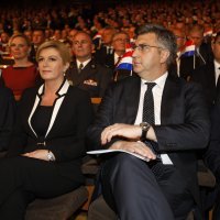 Gordan Jandroković, Kolinda Grabar Kitarović, Andrej Plenković,  Damir Krstičević