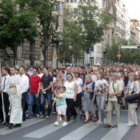 Procesija kroz središte Zagreba povodom blagdana Tijelova