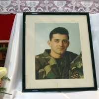 Majka Marija u Spomen sobi Damira Tomljanovića Gavrana