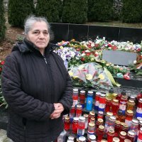 Majka Marija u Spomen sobi Damira Tomljanovića Gavrana