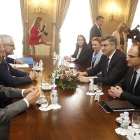 Premijer Andrej Plenković s Michelom Nicolettijem