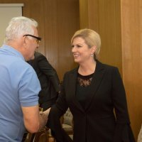 Predsjednica s predstavnicima Koordinacije udruga branitelja i stradalnika Domovinskog rata