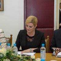 Predsjednica s predstavnicima Koordinacije udruga branitelja i stradalnika Domovinskog rata