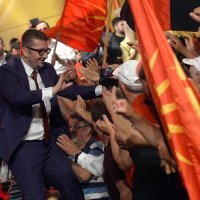 Veliki prosvjedni miting opzicijske stranke VMRO