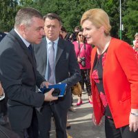 Predsjednica RH Kolinda Grabar Kitarović posjetila sajam OPG-ova Valpovštine