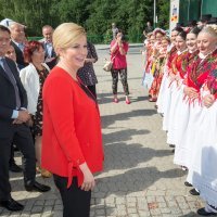 Predsjednica RH Kolinda Grabar Kitarović posjetila sajam OPG-ova Valpovštine