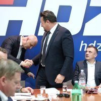 Sjednica Predsjedništva i Nacionalnog vijeća HDZ-a u Zagrebu