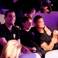 Mateo Kovačić,  Luka Modrić i Dejan Lovren